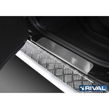 Накладки порогов Rival с надписью 4 штуки для Нива ВАЗ 2131 1995-