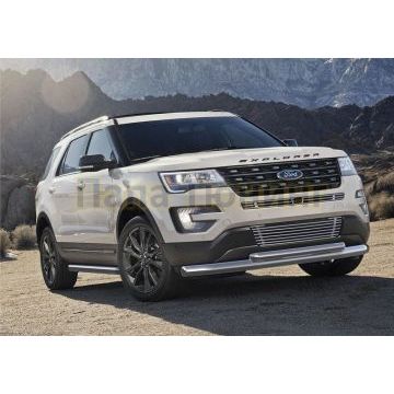 Накладка решетки радиатора нижняя 10 мм Rival для Ford Explorer 2015-