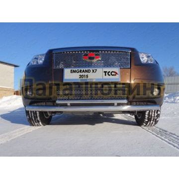 Накладка решётки радиатора нижняя лист ТСС для Geely Emgrand X7 2013-2016 Накладка решётки радиатора нижняя лист ТСС для Geely Emgrand X7 2013-2016