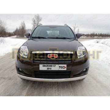 Накладка решётки радиатора верхняя лист ТСС для Geely Emgrand X7 2013-2016 Накладка решётки радиатора верхняя лист ТСС для Geely Emgrand X7 2013-2016