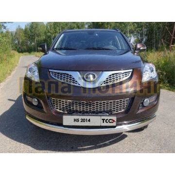 Накладка решётки радиатора верхняя лист ТСС для Great Wall Hover H5 2011-2015 Накладка решётки радиатора верхняя лист ТСС для Great Wall Hover H5 2011-2015