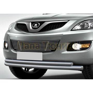 Накладка решетки радиатора 10 мм Rival для Great Wall Hover H5 2011-2015