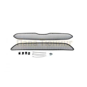 Защита радиатора на 2,4 Arbori черная сота 20 мм 2 штуки для Honda CR-V 2015-