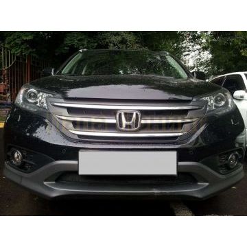 Защита радиатора черная для 2.0 РусСталь для Honda CR-V 2012-2015 Защита радиатора черная для 2.0 РусСталь для Honda CR-V 2012-2015