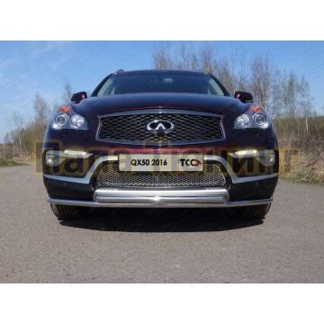 Накладки на ПТФ лист ТСС для Infiniti QX50 2016-2017