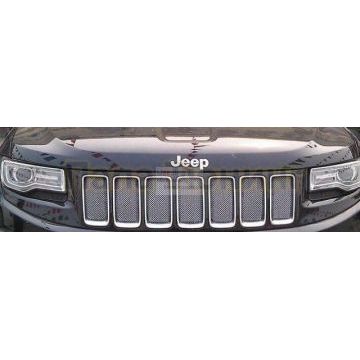 Накладка решётки радиатора сетка OEM Tuning для Jeep Grand Cherokee 2010-