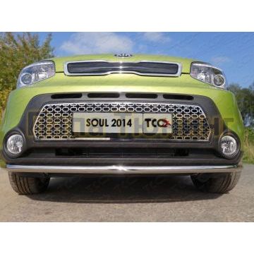 Накладка решётки радиатора ромб ТСС для Kia Soul 2014-2016 Накладка решётки радиатора ромб ТСС для Kia Soul 2014-2016