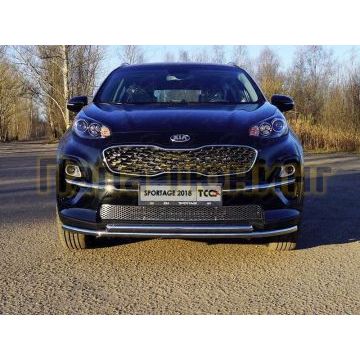 Накладка решетки радиатора лист для Kia Sportage 2018-2021