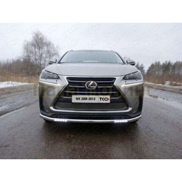Защита переднего бампера с ДХО 60 мм ТСС для Lexus NX-200 2014-2017 Защита переднего бампера с ДХО 60 мм ТСС для Lexus NX-200 2014-2017