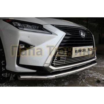 Накладка решётки радиатора нижняя 12 мм ТСС для Lexus RX-200t/350/450h 2015- Накладка решётки радиатора нижняя 12 мм ТСС для Lexus RX-200t/350/450h 2015-