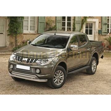 Накладка решетки радиатора 10 мм Rival для Mitsubishi L200 2015-2019
