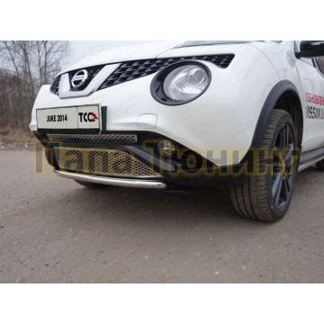 Накладка решётки радиатора нижняя ТСС для Nissan Juke 2014-