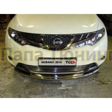Накладка решётки радиатора 16мм ТСС для Nissan Murano 2010-2016