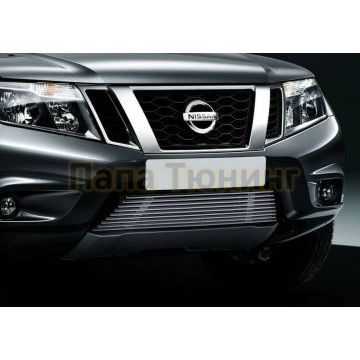 Накладка решетки радиатора 10 мм Rival для Nissan Terrano 2014-