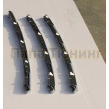 Накладки на решетку воздухозаборника OEM Tuning для Peugeot 4008 2013-2017