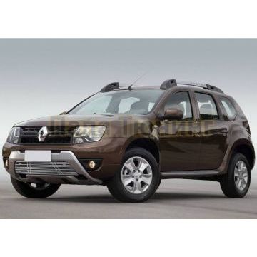 Накладка решетки радиатора 10 мм Rival для Renault Duster 2015-
