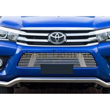 Накладка решетки радиатора 10 мм Rival для Toyota Hilux 2015-