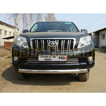 Накладка решётки радиатора 16 мм ТСС для Toyota Land Cruiser 150 2009-2013