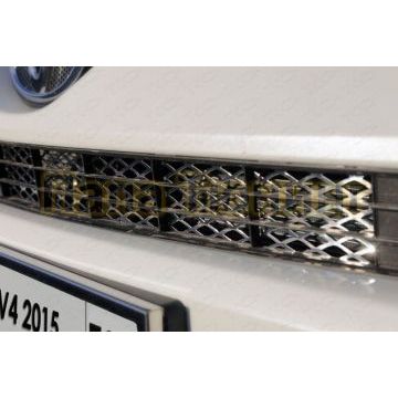 Накладка решётки радиатора внутренняя лист ТСС для Toyota RAV4 2015-2019