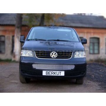 Накладка на решетку бампера 12 мм РусСталь для Volkswagen Multivan 2009-2015
