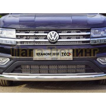 Накладка решетки радиатора нижняя лист ТСС для Volkswagen Teramont 2018-