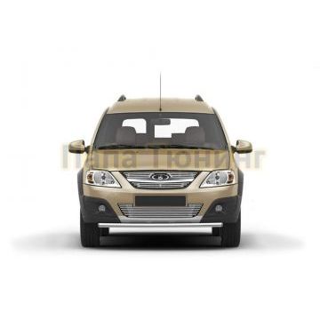 Накладка решетки радиатора 10 мм Rival для Lada Largus/Largus Cross 2012-