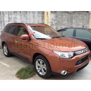 Рейлинги черные OEM Tuning для Mitsubishi Outlander 2012-