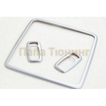 Окантовка верхней подстветки салона 3 части OEM Tuning для Hyundai Creta 2016-2021