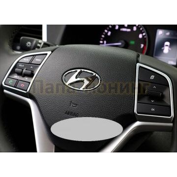 Декоративные накладки на руль и окантовка вентиляции салона OEM Tuning для Hyundai Tucson 2015-2018