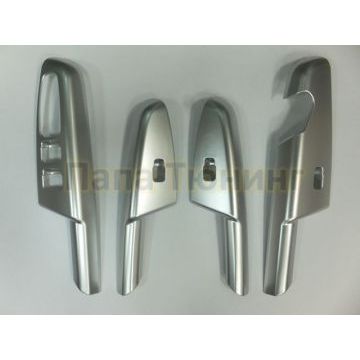 Накладки на панели управления дверей 4 части OEM Tuning для Kia Sportage 2016-