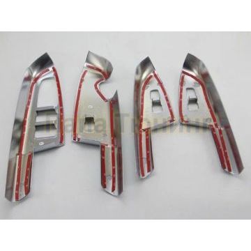 Накладки на панели управления дверей 4 части OEM Tuning для Kia Sportage 2016-