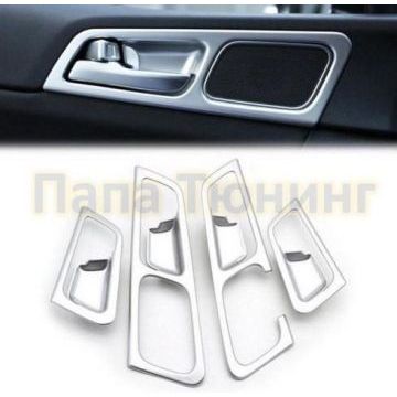 Окантовка внутренних дверных ручек 4 части OEM Tuning для Kia Sportage 2016-