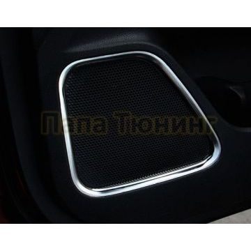 Накладки на динамики 4 части OEM Tuning для Mitsubishi Outlander 2015-