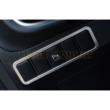 Окантовка кнопок парктроника 1 часть OEM Tuning для Mitsubishi Outlander 2015-