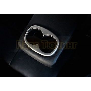 Окантовка подстаканника для подлокотника заднего сиденья OEM Tuning для Mitsubishi Outlander 2015-