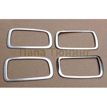 Окантовка внутренних дверных ручек 4 части OEM Tuning для Mitsubishi Outlander 2015-