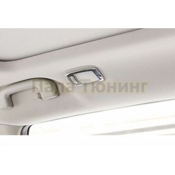 Окантовка верхней боковой подсветки салона хром 2 части OEM Tuning для Nissan X-Trail T32 2015-