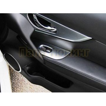 Окантовка внутренних дверных ручек хром OEM Tuning для Nissan X-Trail T32 2015-