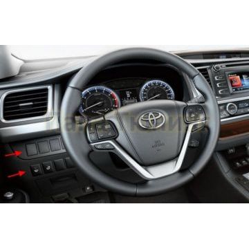 Окантовка на центальную консоль из 2 частей OEM Tuning для Toyota Highlander 2014-