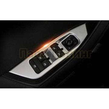 Накладки на панели управления дверей 4 части OEM Tuning для Skoda Kodiaq 2017-