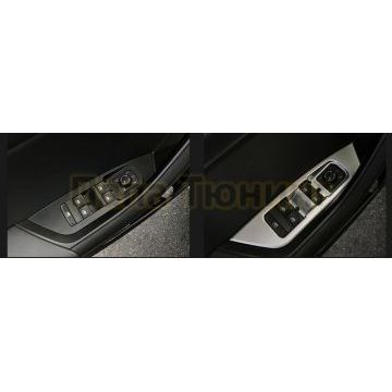 Накладки на панели управления дверей 4 части OEM Tuning для Skoda Kodiaq 2017-