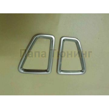 Окантовка передних верних воздуховодов вентиляции OEM Tuning для Skoda Kodiaq 2017-