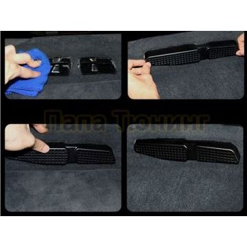 Решетка воздуховодов вентиляции салона заднего ряда 2 части OEM Tuning для Volkswagen Passat B8 2015-