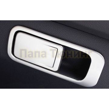 Накладка на кнопку открытия бардачка 2 части OEM Tuning для Volkswagen Tiguan 2016-