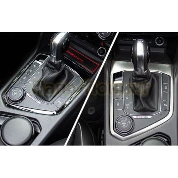 Окантовка КПП без кнопки быстрого запуска авто OEM Tuning для Volkswagen Tiguan 2016-