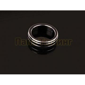 Окантовка на ручки аудиосистемы серебристая 2 части OEM Tuning для Volkswagen Tiguan 2016-