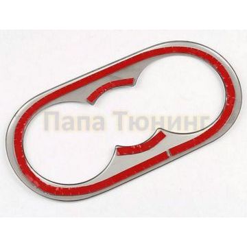 Окантовка подстаканника в подлокотнике заднего ряда OEM Tuning для Volkswagen Tiguan 2016-