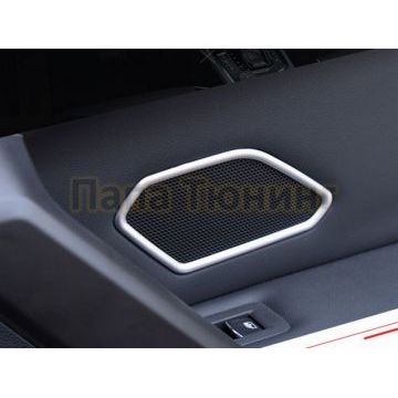 Окантовка верхнего динамика аудиосистемы в передней двери 2 части OEM Tuning для Volkswagen Tiguan 2016-
