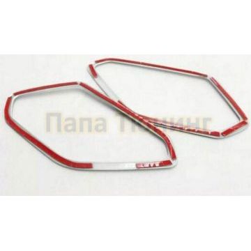 Окантовка верхнего динамика аудиосистемы в передней двери 2 части OEM Tuning для Volkswagen Tiguan 2016-