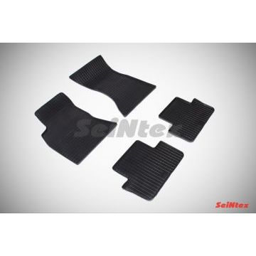 Коврики резиновые Seintex с рисунком Сетка для Audi A4 B8 2008-2015